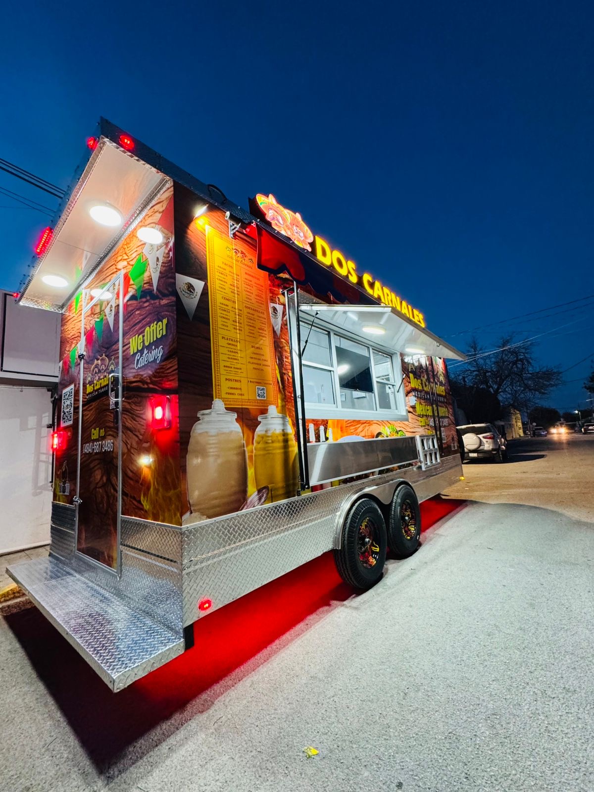 Dos Carnales Mexican Taqueria — the food truck that started J & A Pennsylvania Custom Trailers